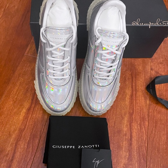 giuseppe zanotti NIB shimmering lowtops for men - Picture 2 of 16